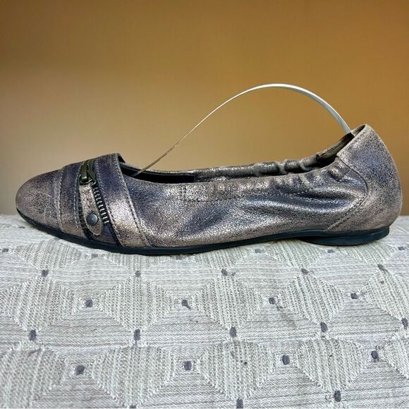 Paul Green Townsend Distressed Metallic Bronze Leather Ballet Flat UK 4.5 US 6.5 - Picture 16 of 16